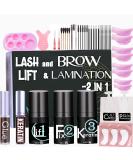 Lash Lift & Brow Lamination Kit - DIY Eyelash & Eyebrow Perming for Home/Salon Use | 15 Applications | Voluminous Lashes for 6 Weeks - Buy Online on GoSupps.com
