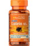 Puritan's Pride Lutein 40 mg with Zeaxanthin-60 Softgels - Buy Online on GoSupps.com