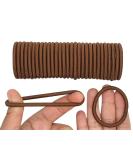 12 PCS Elastic Hair Bands 3mm Elastic Hair Ties Ponytail Holders Bulk Hair Ties No Metal Gentle Elastics for Women Men Girls Kids (Brown (Choco)) - Buy Online on GoSupps.com