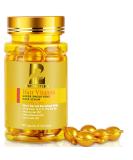 Keratin Hair Treatment Oil with Argan, Macadamia, and Avocado Oils - 50ML Gold Serum for All Hair Types - Vitamin B5 & Amino Acids - Men and Women - Buy Online on GoSupps.com