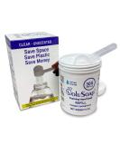 SoluSoap Foaming Hand Soap Powder Concentrate - Natural Soft Foam, Paraben and Fragrance Free - Makes 30 Bottles or 2 Gallons - Gentle Cleansing for Sensitive Skin - Buy Online on GoSupps.com