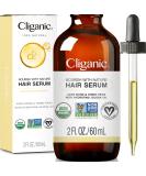 Cliganic Organic Hair Serum - Shine & Frizz Control for Dry Hair - Jojoba & Coconut Oils - 2oz - International Shipping Available - Buy Online on GoSupps.com