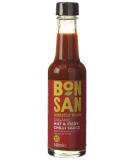 Bonsan Organic Vegan Hot and Fiery Chilli Sauce 140 ml - Buy Online on GoSupps.com