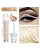 JUNRUO Liquid Glitter Eyeshadow - Metallic Shimmer, Long Lasting & Waterpoof - Misty Sands - Buy Online on GoSupps.com