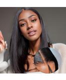 Buy Wear and Go Glueless Wigs - Pre Cut Lace Human Hair Bob Wigs for Black Women | 180% Density 14 Inch Beginner Friendly - Buy Online on GoSupps.com