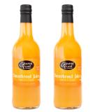 The Cultured Food Company Organic Carrot & Fennel Sauerkraut Juice 2 x 500ml Bottle Sweet & Sour Elixir - Raw Unpasteurised & Enzyme-Rich Orange Orange 500 ml (Pack of 2) - Buy Online on GoSupps.com