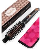 AmoVee 1 Inch Curling Iron Brush - Ceramic Tourmaline Ionic Hot Brush for All Hair Types Dual Voltage Instant Heat & Auto-Off | International Shipping Available - Buy Online on GoSupps.com