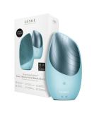 Geske SmartApappguided Sonic Thermo Facial Brush - 6 in 1 Skin Cleaning & Face Massage Device | Electrical Facial Cleaning Brush with Heat Function | Turquoise - Buy Online on GoSupps.com