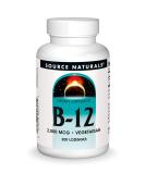 Source Naturals Vitamin B-12 2000 mcg Lozenges for Energy Support - 200 Count - Buy Online on GoSupps.com
