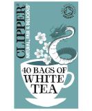 Clipper Organic White Tea Bags | 40 Bags of White Tea from China | for Home or Office | Herbal Tea Bags | Natural Unbleached Teabags | Sustainable Plant-Based & Biodegradable Teabags White Tea Single - Buy Online on GoSupps.com