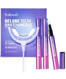 VieBeauti Deluxe Teeth Whitening Kit - Enamel-Safe LED Light & Gel Pen for Sensitive Teeth - Professional Stain Removal - Buy Online on GoSupps.com