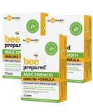 Unbeelievable Health Bee Prepared Max Strength Immune System Formula - 60 Count - Immunity Support Supplement with Bee Propolis, Elderberry & More - Buy Online on GoSupps.com