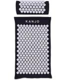 Kanjo Premium Acupressure Mat and Pillow Set for Back Pain Relief & Neck Pain Relief, with Memory Foam Pillow, FSA HSA Eligible, Includes Carry Bag, Black Onyx - Buy Online on GoSupps.com