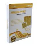 AWD Manuka Honey Gauze Dressing - Medical Grade Honey Patches for Wound Care - 2 x 2 Inches, 10 Count - Buy Online on GoSupps.com