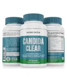 CANDI CLEAR Supplement - Extra Strength Gut Support Complex with Oregano Magnesium & Reishi Mushroom | Fast Acting Digestive & Skin Relief for Men & Women | 60 Capsules - Buy Online on GoSupps.com