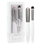 Shop Luvia Eye Care Set: Rose Quartz Roller S300 & Eye Brush for Moisturizers Creams Masks & Serums International Shipping Available! - Buy Online on GoSupps.com