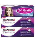 Blend-A-Med 3D White Luxe with Natural Pearl Extract - Pack of 3 (9 x 75 ml) - International Shipping Available - Buy Online on GoSupps.com