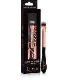 Luvia Eye Make-Up Eyeshadow Brush - Vegan Soft Shader Brush in Black/Rose Gold | International Shipping Available - Buy Online on GoSupps.com