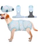 Kuoser Dog Recovery Suit - Post-Surgery Body for Male Dogs | Breathable Leakage Protection Anti-Licking | XL Green Star (1 Pack) - Buy Online on GoSupps.com