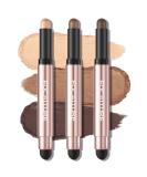 FOCALLURE 3 Pcs No Crease Eyeshadow Sticks Shimmer & Matte Eye Shadow Crayon Set with Blending Sponge Brush Smooth Texture Cream Eye Highlighter Pen Long Lasting Waterproof Eyeshadow Brightener Stick Makeup July In Seattle - Buy Online on GoSupps.com