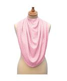 Care Designs Pashmina Scarf Adult Bib | Stylish Waterproof Clothing Protector | Reusable Elderly Bibs | Pink Dot Design - Buy Online on GoSupps.com