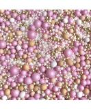 Pink gold white beige pastel Mother s Day sprinkles for cupcakes cakes toppers pearls edible metallic chocolate balls cake decoration baking baby girl baby shower PINK CHAMP - Buy Online on GoSupps.com