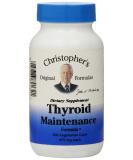 Christopher's Original Formulas Thyroid Maintenance Formula 475 mg 100 Vegetarian Caps - Buy Online on GoSupps.com