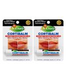 Dr. Dan's Cortibalm-2 Pack: Healing Lip Balm for Dry, Cracked Lips - For Men, Women, and Children - Buy Online on GoSupps.com