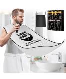 Unique Dad Gifts for Father's Day | Cool Beard Bib & Shaving Apron - Perfect for Birthdays Christmas & Anniversaries - Buy Online on GoSupps.com
