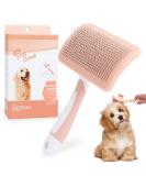 PHAVESAS Gro Pets Dog & Cat Self-Cleaning Brush - Effective Fur Removal for Long & Short Hair - Orange - Buy Online on GoSupps.com