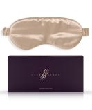 SilkSleek 22 Momme Pure Silk Eye Mask for Sleeping | 100% Mulberry Silk, Super Soft & Comfortable | Blackout Sleep Mask in Gift Box (Champagne) - Buy Online on GoSupps.com