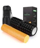 Standard Fascia Roll & 2-in-1 Foam Roller Set for Effective Trigger Point Massage - Perfect for Back Neck and Leg Relief Indoors & Outdoors - Buy Online on GoSupps.com