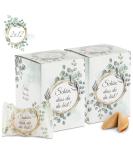 FOOD Crew 24x Fortune Cookies - Individually Wrapped Vegan Wedding & Communion Party Favors with German Sayings - Unique Gift for Guests - Buy Online on GoSupps.com