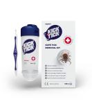 Novokill Kick The Tick Icing Spray & Professional Tick Tweezers in Tick Remover Set - Over 40 Applications | Painless Tick Removal for Children | Tick Remover for Dogs & Humans - Buy Online on GoSupps.com