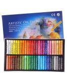 Professional Oil Pastel Set - 50 Vibrant Colors for Artists, Students & Beginners - Buy Online on GoSupps.com