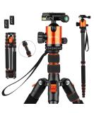 VICTIV 80 Camera Tripod - Aluminum Heavy Duty DSLR Tripod for Travel with 360 Ball Head and Carry Bag - Professional Tripod for Canon Nikon - AT40 Orange - Buy Online on GoSupps.com