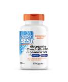 Doctor's Best Glucosamine Chondroitin MSM + Hyaluronic Acid - 150 Veggie Caps for Joint Health - Buy Online on GoSupps.com