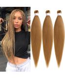 Leeven 3 Packs Blonde Pre Stretched Braiding Hair 26 Inch Yaki Braiding Hair Extensions for Box Braids Pre Stretched Braiding Hair Extensions Blonde EZ Braids /26 Inch 27# 26 Inch (Pack of 3) 27# - Buy Online on GoSupps.com