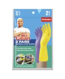 Mr. Clean Small Reusable Latex Gloves - 2 Pairs, 2 Color Options - Buy Online on GoSupps.com