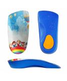 3/4 Length Kids Orthotic Insoles | Cushioning Arch Support for Flat Feet & Heel Pain Relief | PU Foam Inserts for Ages 7-9 - Buy Online on GoSupps.com