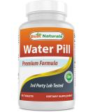 Best Naturals Water Pill with Potassium 90 Tablets - Diuretic for Water Retention Support - Buy Online on GoSupps.com