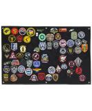 Tactical Patch Display Panel 24x36 Holder Board for Army Combat Morale Uniform - Hook and Loop Emblems - Black (Medium) - Patches Not Included - Buy Online on GoSupps.com