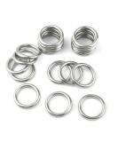 Hamineler 20 PCS Smoothing Welded 304 Stainless Steel O-Ring Welded Round Rings for Camping Belt  Dog Leashes  Luggage Accessories (4mm20mm ID) - Buy Online on GoSupps.com