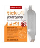 tick-off Patented Tick Tweezers Human Double-Sided Tick Tweezers for Dogs Cats Horses Tick Remover with 2 Tick Hooks and Ergonomic Handle Clinically Tested Single Pack White - Buy Online on GoSupps.com