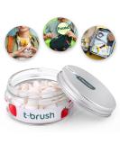 Strawberry Fluoride Toothpaste Tablets | T-brush | SLS-Free, Gluten-Free, Cruelty-Free | Eco-Friendly & Vegan | 90 Tablets - Buy Online on GoSupps.com