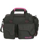 Allen Company Dolores Women's Compact Shooting Range Bag - Black/Pink - 13 x 4.5 - Gun Storage for Handguns, Shooting Gear, and Accessories - Buy Online on GoSupps.com