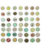 Paper Fasteners FMHXG 50pcs 9mm Round Mixed Pattern Brads Metal Scrapbooking Mini Brads Paper Fasteners for Scrapbooking Crafts Metal Crafts Decoration - Buy Online on GoSupps.com