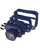 Llama Bella Navy 5pc Diaper Bag Organizer Set with Clear Pouches, Straps, and Pacifier Case - Buy Online on GoSupps.com