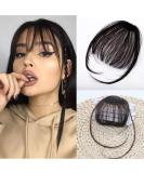 Clip in Bangs Human Hair French Bangs Extensions - Jet Black - Buy Online on GoSupps.com