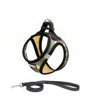 Suredoo Dog Harness & Leash - Reflective Chest Harness for Small Dogs Puppies & Cats (XXS Camo Green) | Anti-Training Design - Buy Online on GoSupps.com